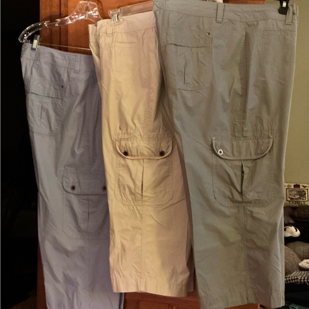 Tommy Hilfiger Women's Capris - Blue, Tan, Gray